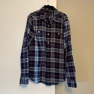 Plaid Button-up Shirt